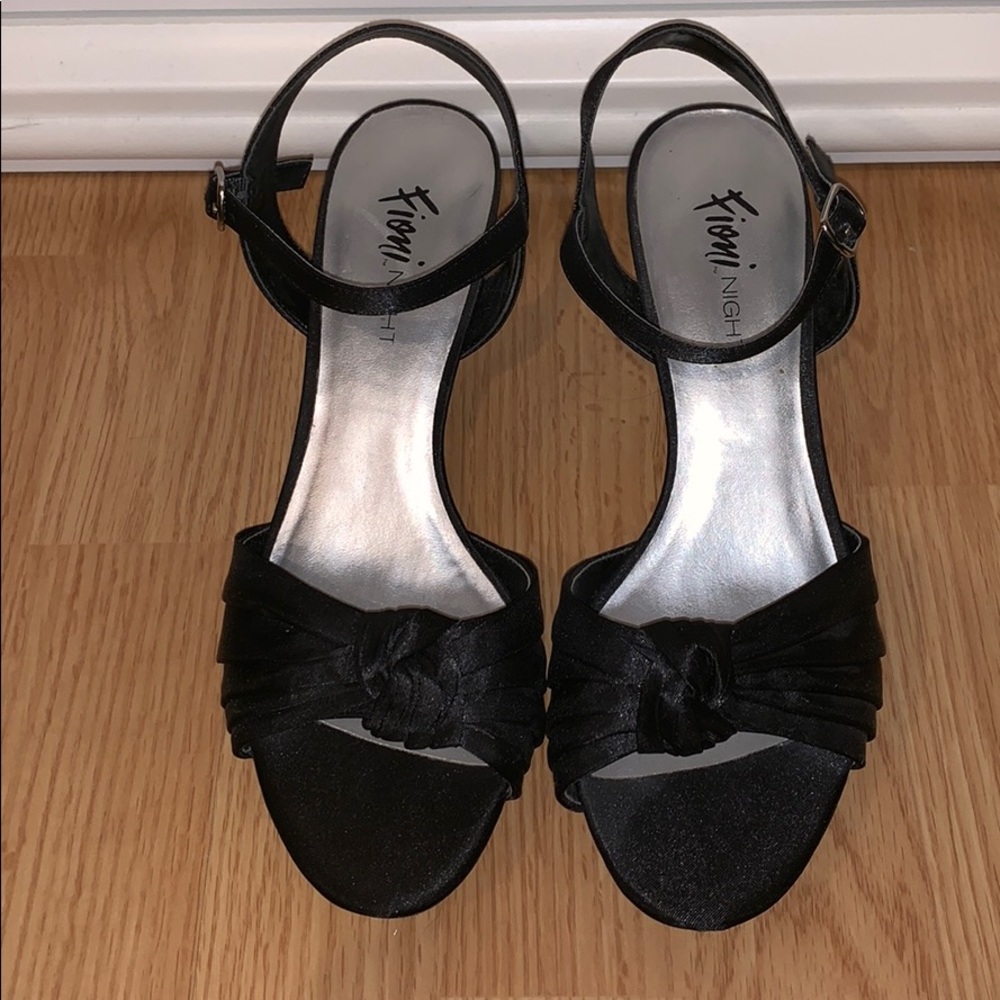 Black Heeled Sandals